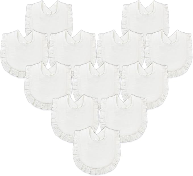 Baby Bibs Muslin Drool Teething Drooling Bibs by Mccotwe