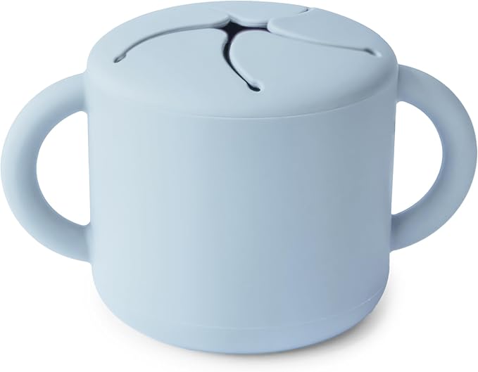 mushie Silicone Snack Cup | Spill Proof Food Container by mushie