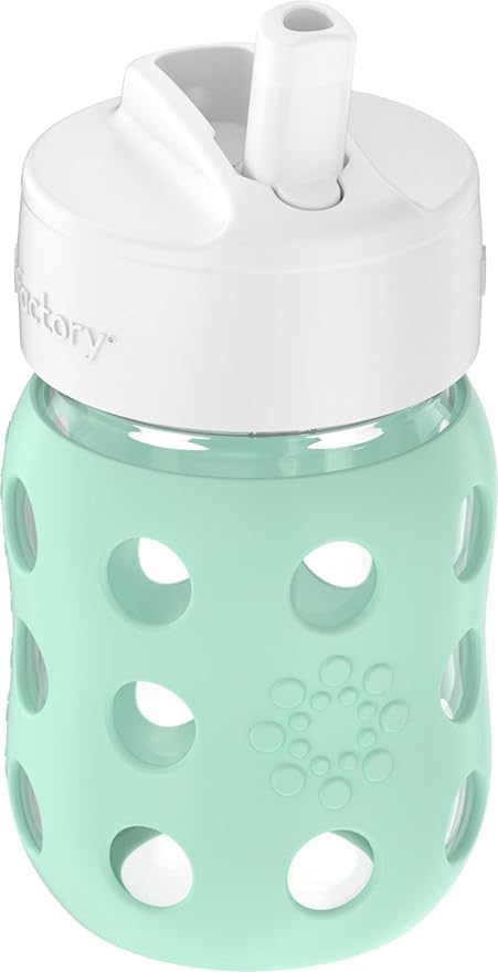 Lifefactory 8-Ounce Wide Neck Glass Baby Bottle - Image 4