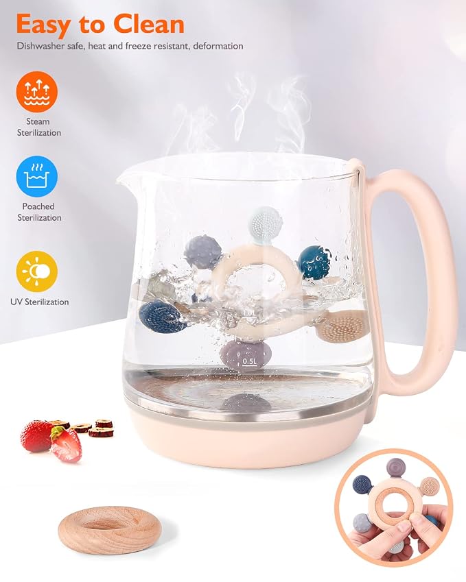 akolik Baby Teething Toys, Teething Relief Toy, BPA Free Baby Chew Toys Infant - Image 4