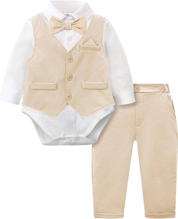 A&J DESIGN Baby Boy Suits Clothes Infant Toddler Formal Gentleman Outfits by AJDESIGN