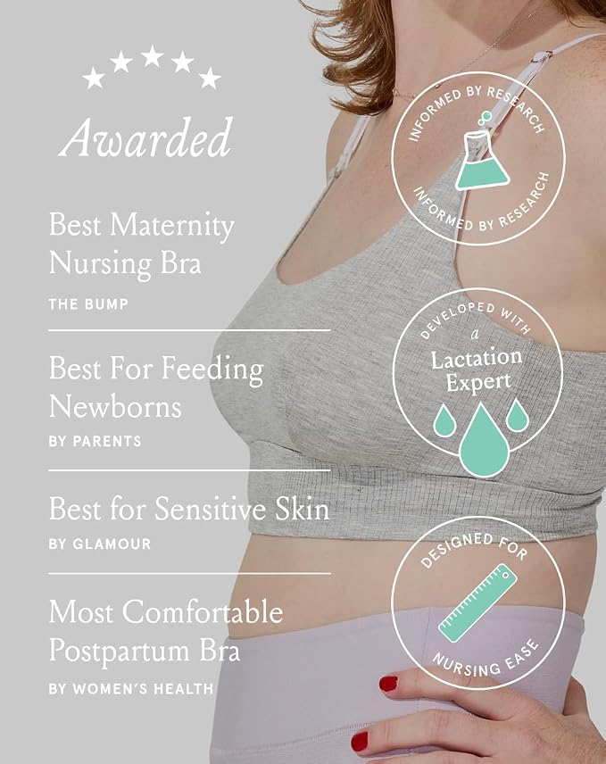 Bodily Everything Bra for Pregnancy, Nursing & Breastfeeding, Maternity & Sleep - Image 4