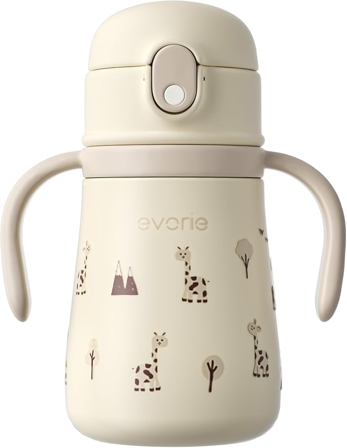 Evorie Leak Proof Vacuum Insulated Water Bottle, 316L Stainless Steel Sippy Cup - Image 4