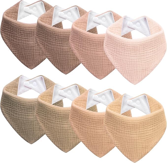 Muslin Baby Bibs Baby Drool Bandana Bibs by Kewlife+gift