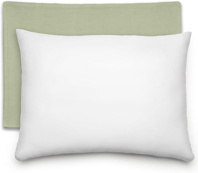 Comfy Cubs Toddler Pillow with Cotton Pillowcase, 13 x 18 in by ComfyCubs