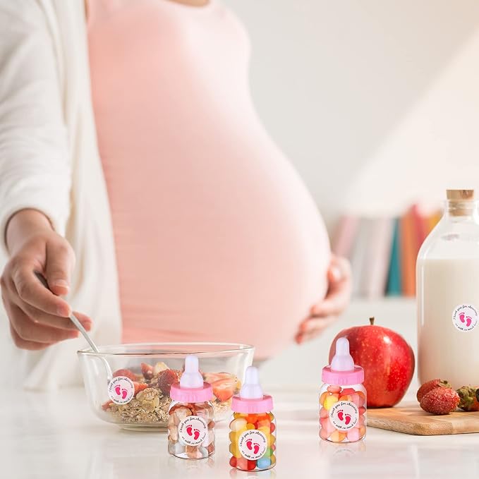 62 Pcs 3.5 Inch Baby Mini Milk Bottle Baby Shower Favor - Image 5