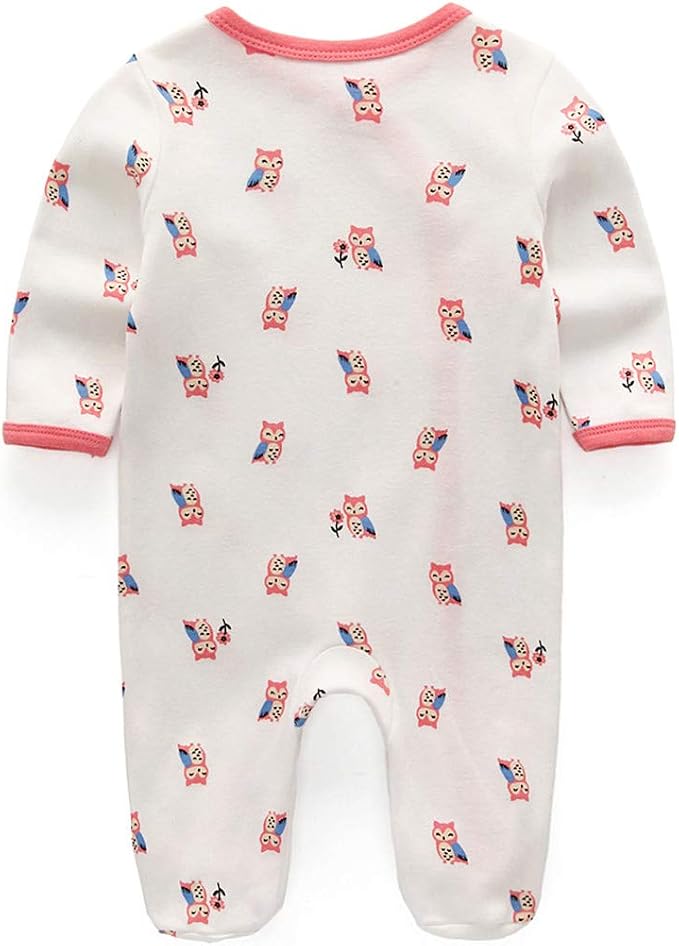 Kiddiezoom Baby and Toddler Boys'Snug Fit Footed One-Piece Romper Jumpsuit - Image 3