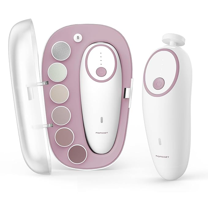 Momcozy Baby Nail File Electric, Gentle Baby Nail Trimmer Electric, Baby Nail by Momcozy