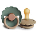 FRIGG Daisy Natural Rubber Baby Pacifier | Made in Denmark | BPA-Free 2-Pack by mushie
