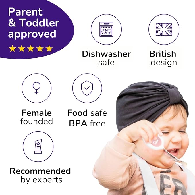 doddl Toddler Utensils, Ergonomic Fork and Spoon Set - Image 6