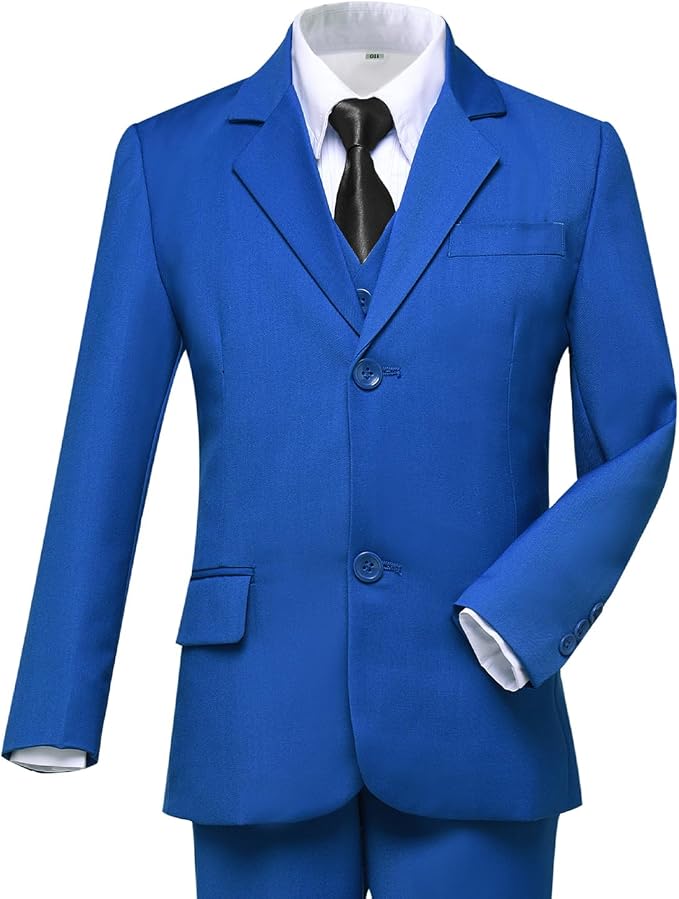 Boys Suit for Kids Tuxedo Suits for Wedding Formal Suit Set Toddler Boy Dress - Image 3