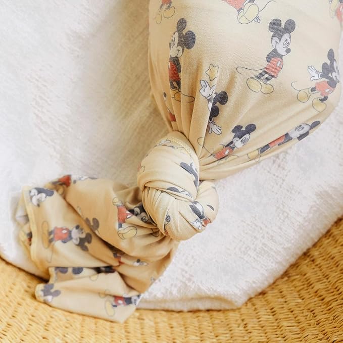 Copper Pearl Large Premium Knit Baby Swaddle Receiving Blanket Mickey Mouse - Image 4