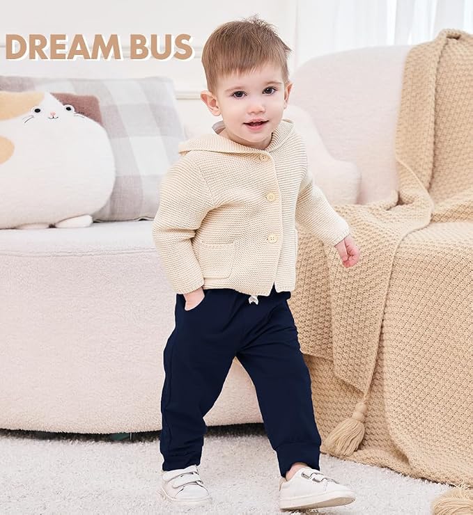 DREAM BUS Pack of 3 Toddler Jogger Pants - Image 2