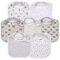 7 Pack Baby Cotton Absorbent Bibs by Gelisite