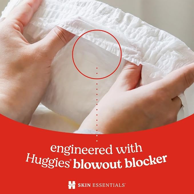 Huggies Size 1 Diapers, Skin Essentials Baby Diapers, Size 1, Packaging May Vary - Image 8