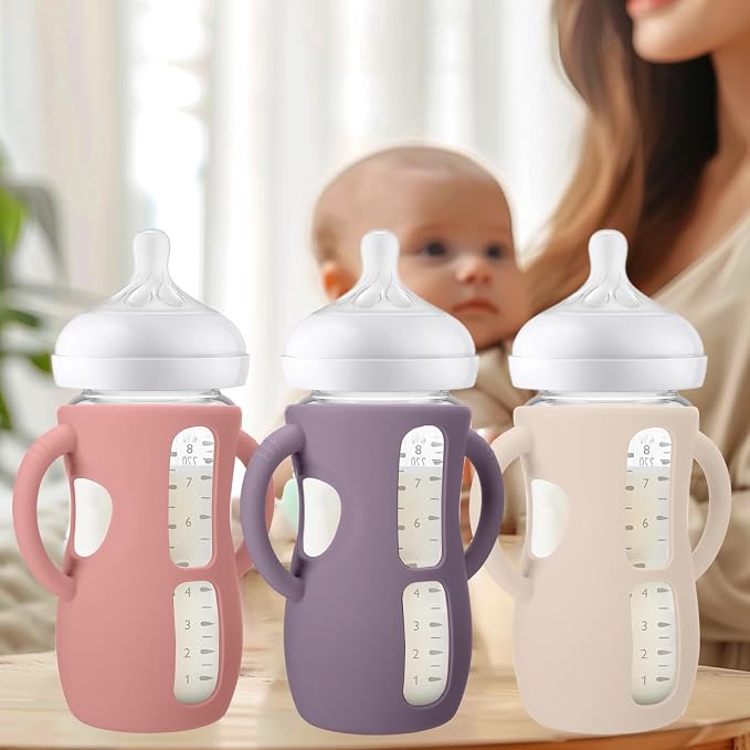 BUSOHA 3 Pack Silicone Sleeves for Avent Baby Bottles - Image 6