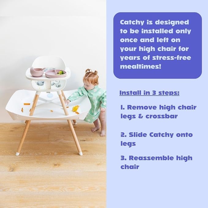 CATCHY - Food Catcher - Compatible - Highchair Sold Separately - Baby & Toddler - Image 5