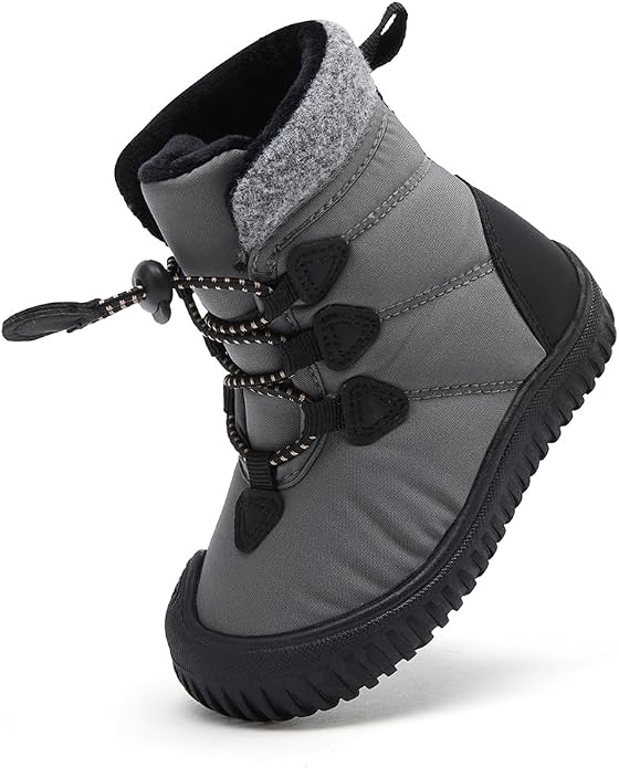 BMCiTYBM Toddler Baby Winter Snow Boots Boy Girl Faux Fur Warm Non Slip First - Image 3