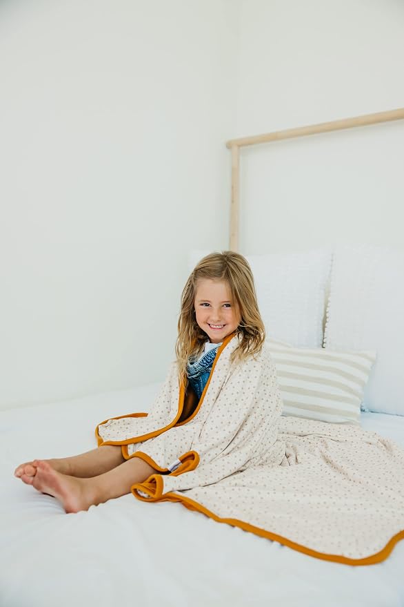 Copper Pearl Hunnie's Breathable Cozy Three-Layer Baby Blanket: Toddler Quilt - Image 8