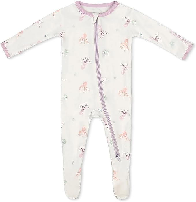 Bamboo Little Soft Baby Footie Pajamas, Baby Clothes, Newborn Sleepers by BambooLittle