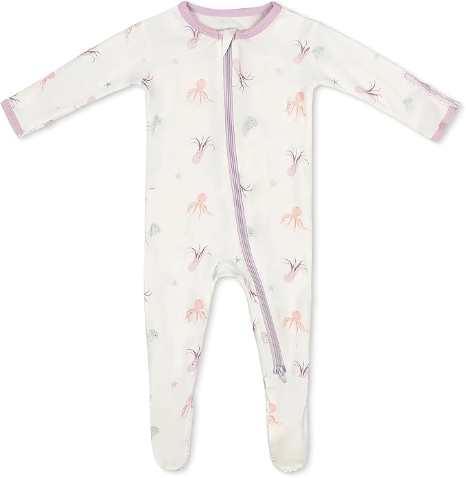 Bamboo Little Soft Baby Footie Pajamas, Baby Clothes, Newborn Sleepers by BambooLittle