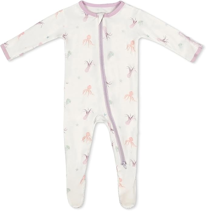 Bamboo Little Soft Baby Footie Pajamas, Baby Clothes, Newborn Sleepers by BambooLittle