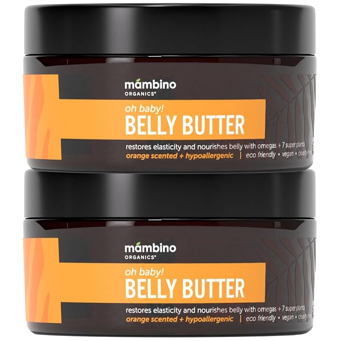 Mambino Organics Oh Baby! Belly Butter, Belly Cream - Image 2