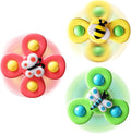 ALASOU 3PCS Suction Cup Spinner Toys by ALASOUdedicatedforbabies
