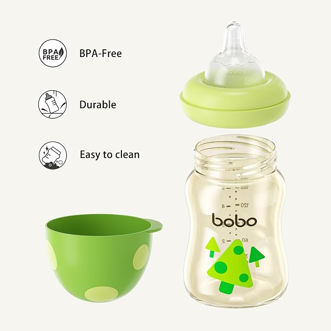 YOHKOH PPSU Baby Bottle Wide Neck, Newborn Anti-Colic Baby Bottle - Image 6