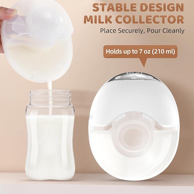 Hands Free Breast Pump, Wearable Breastfeeding Pump, Portable Electric Breast - Image 3