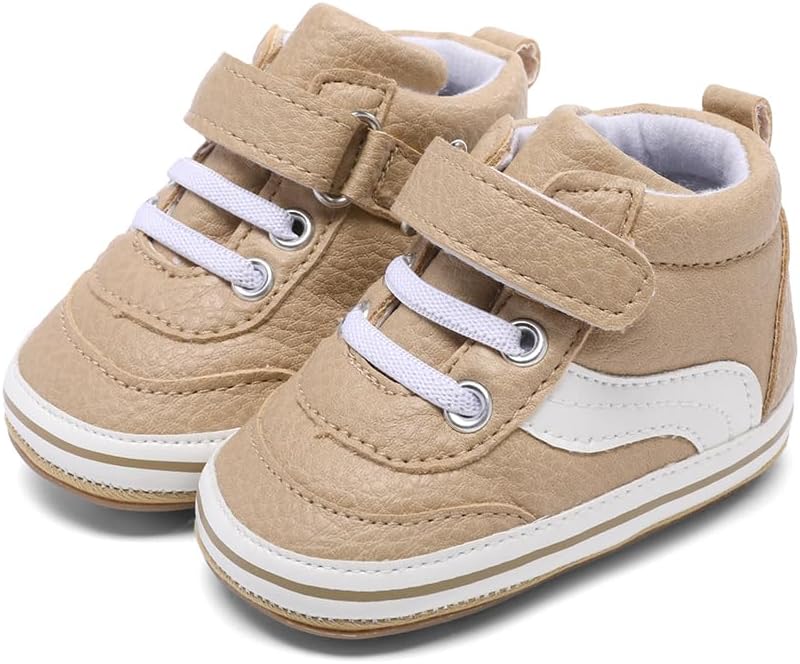 Clowora Baby Boys Girls Shoes Non-Slip Rubber Sole Sneakers Infant First - Image 5