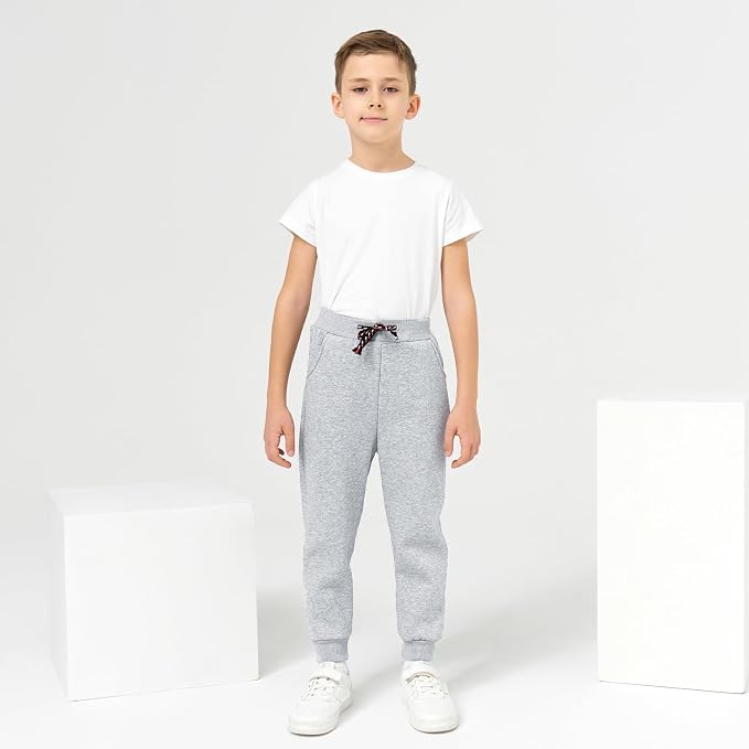 3 Pack Boy's and Girl's Fleece Pull on Jogger Sweatpant - Image 2