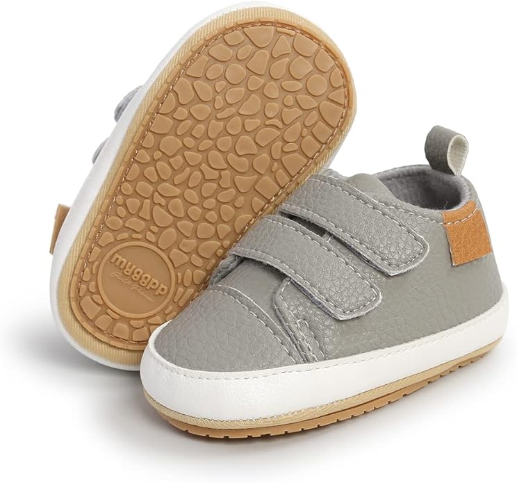 Clowora Baby Boys Girls Shoes Non-Slip Rubber Sole Sneakers Infant First by Clowora