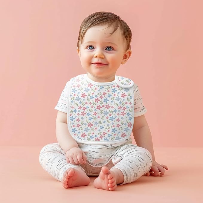 8 Pack Baby Bibs Unisex Adjustable - Image 6