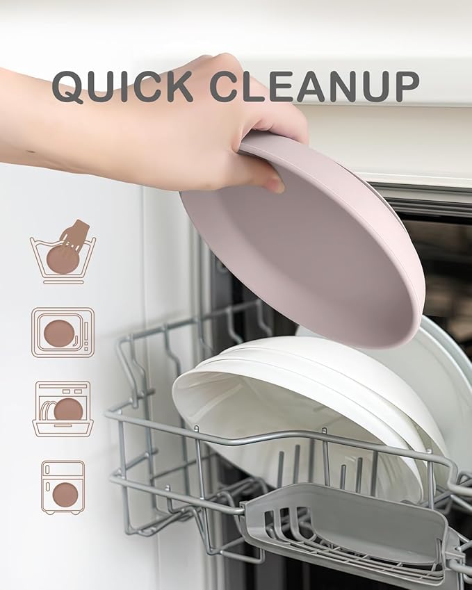 Classic Suction Toddler Plates 3 PCS, Food Grade Silicone Baby Plate - Image 5