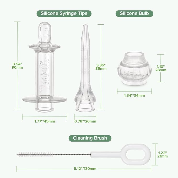 haakaa Baby Medicine Dispenser Set, Baby Essentials, Baby Medicine Syringe - Image 9