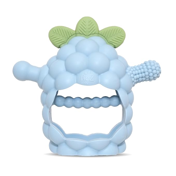 RaZbaby RaZberry Grip Silicone Teether Toy by RaZbaby