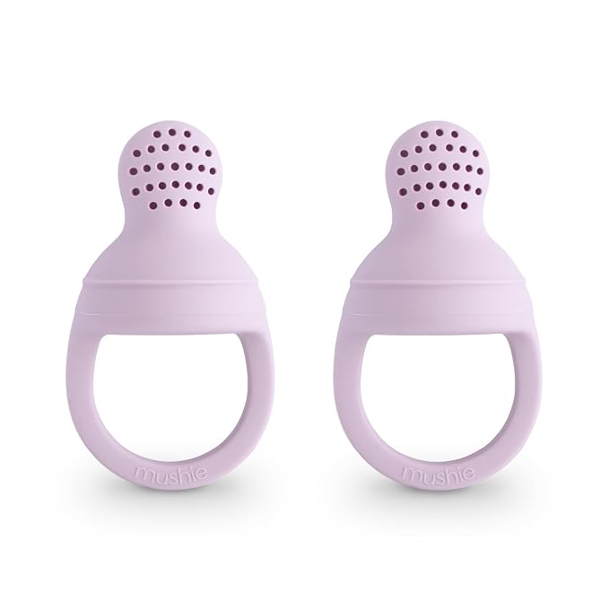 mushie Silicone Baby Fresh Fruit & Food Feeder Pacifier | 6 Months+ by mushie