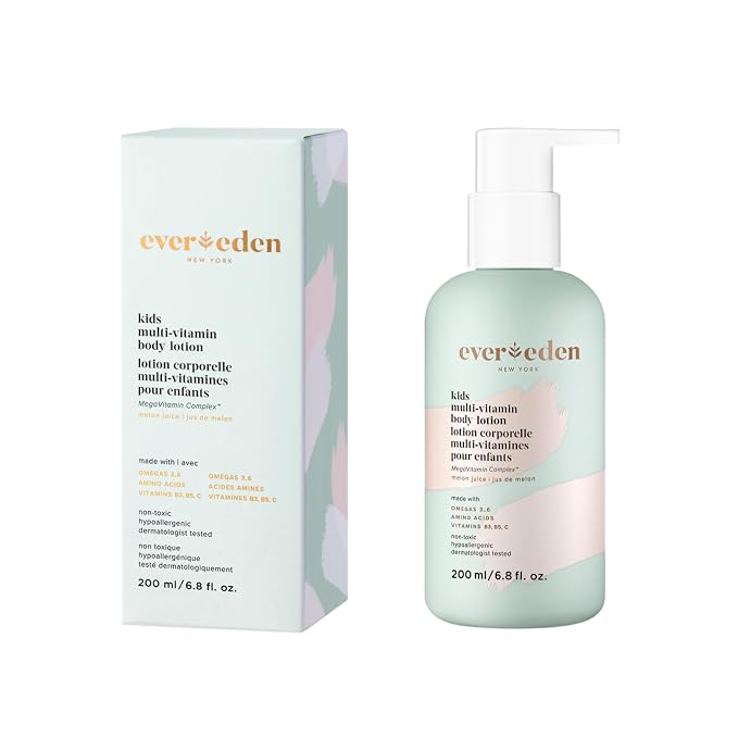 Evereden Kids Multi-Vitamin Body Lotion: Gentle & Non-Toxic Moisturizing Kids by Evereden