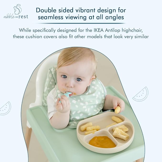 Nibble and Rest Highchair Insert Cover, Compatible - Image 5