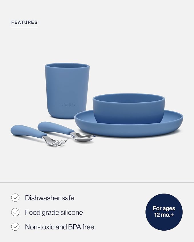 Lalo Big Bites Kids Dinnerware Starter Set - Image 3