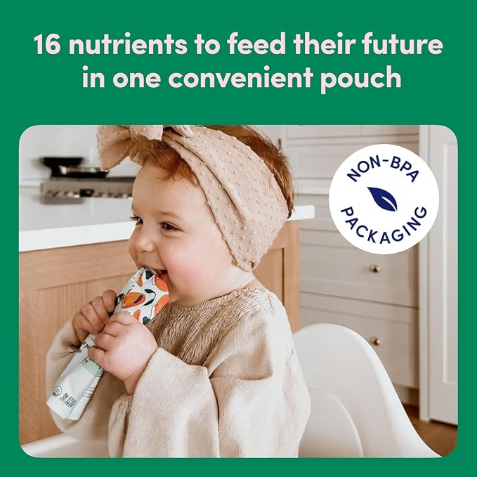Cerebelly Organic Baby Food Pouches, 16 Nutrients, No Added Sugar, Fiber & - Image 5