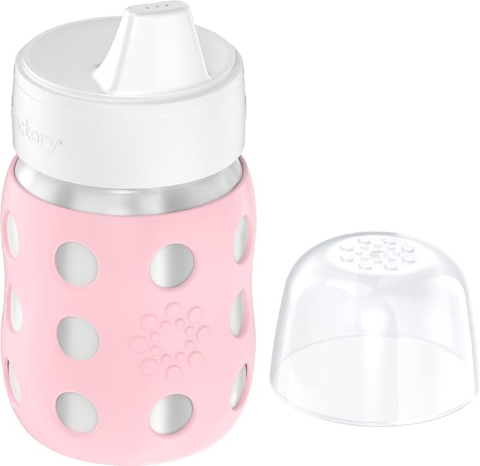 Lifefactory 8-Ounce Stainless-Steel Vacuum-Insulated Wide-Neck Baby Bottle - Image 3