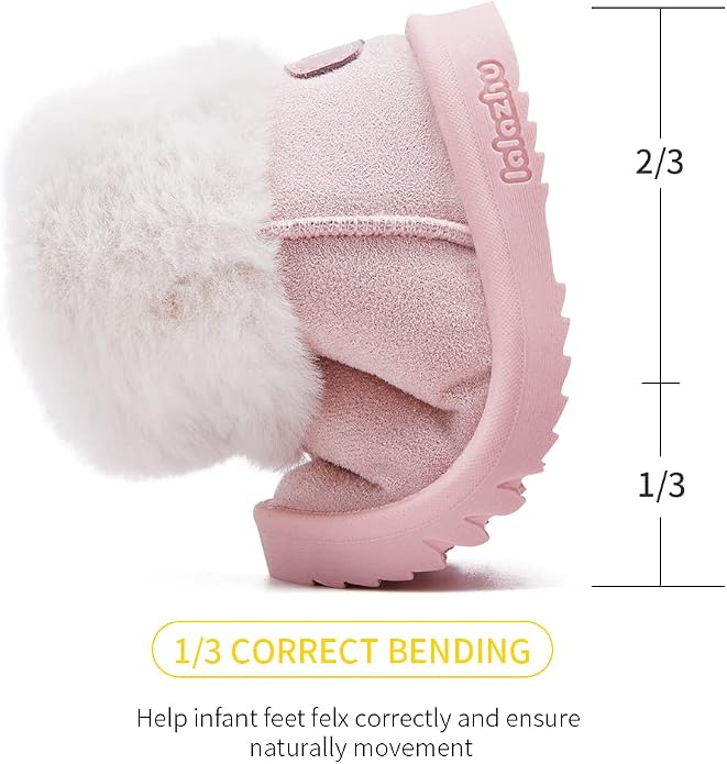 BMCiTYBM Girls Boys Snow Boots Warm Winter Fur Lined Baby Shoes - Image 4