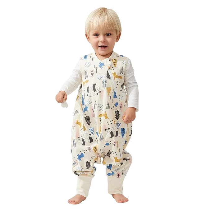 Duomiaomiao 0.5 TOG Toddler Sleep Sack 24-36 Months 100% Cotton Lightweight by DuoMiaoMiao