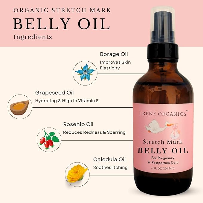 Irene Organics Organic Belly Oil - Image 4