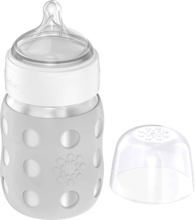 Lifefactory 8-Ounce Stainless-Steel Vacuum-Insulated Wide-Neck Baby Bottle - Image 3