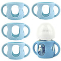 4 Pack Silicone Sleeves for Avent Natural Glass Baby Bottles, Silicone and by Unknown