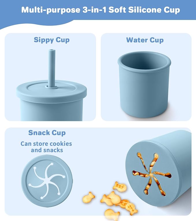 Silicone Baby Feeding Set, Travel Bag - Image 6