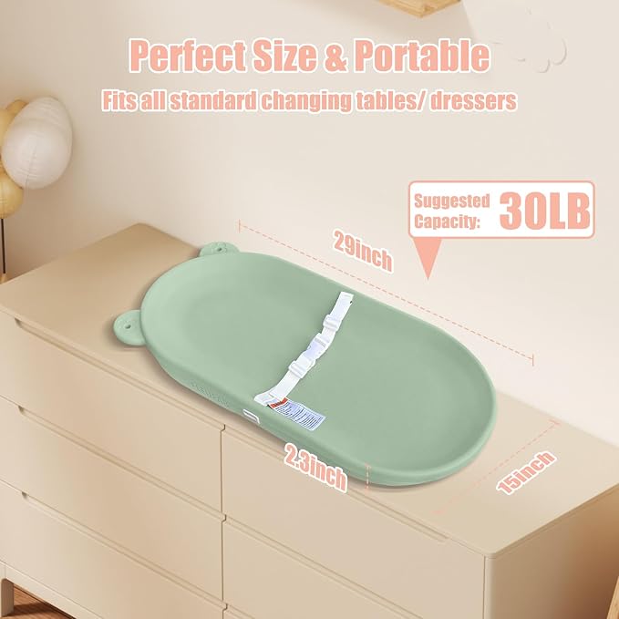 Baby Changing Pad, EVA Waterproof Non-Slip Changing Table Pad - Image 4